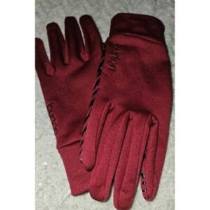 Burton Stretch Softshell Snowboard Gloves Liners Red Women's Large/XLarge